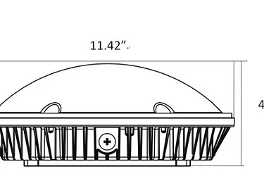 Parking Garage Light 60W With Monitor Sensor